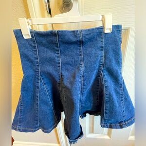 Denim Mini Skirt